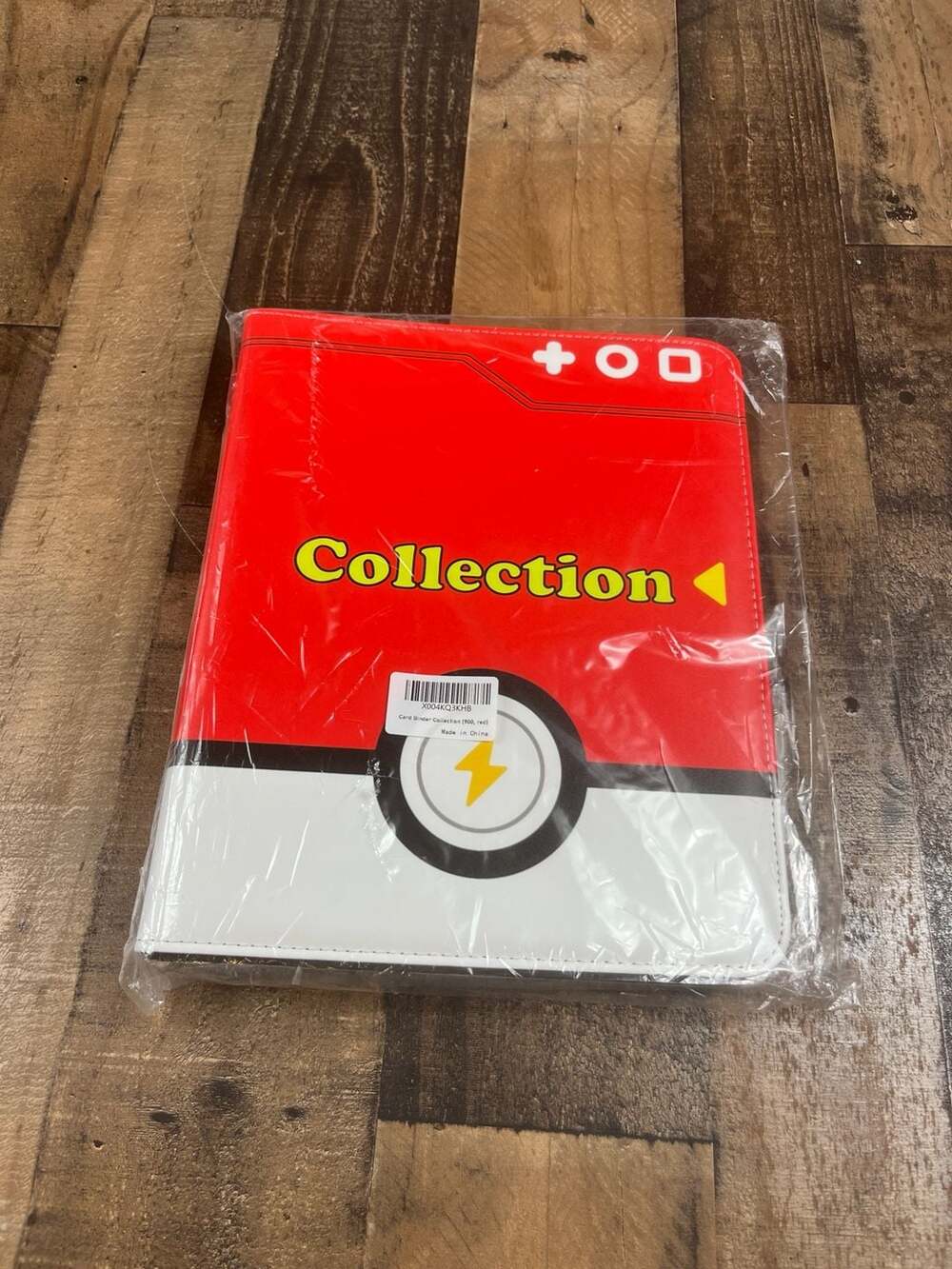 Pokemon Ball Design 9-Pocket Trading Card Binder Zipper 50 Pages for 900 Cards